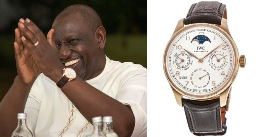 Unknown details about President Ruto's new Sh5 million watch - sauce.co.ke