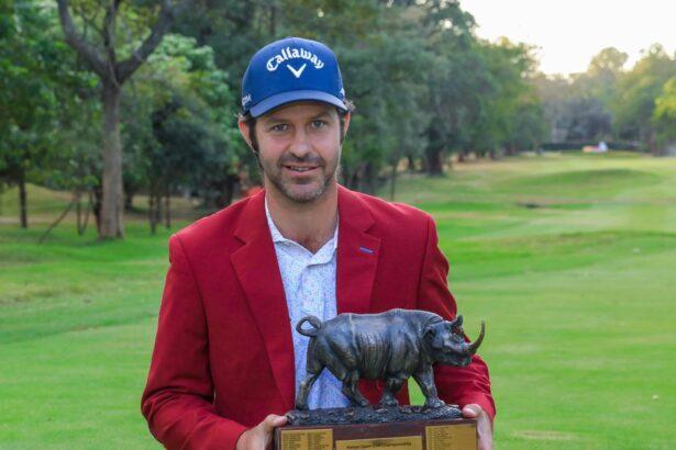 George Campilo, the winner of the Magical Kenya Open 2023
