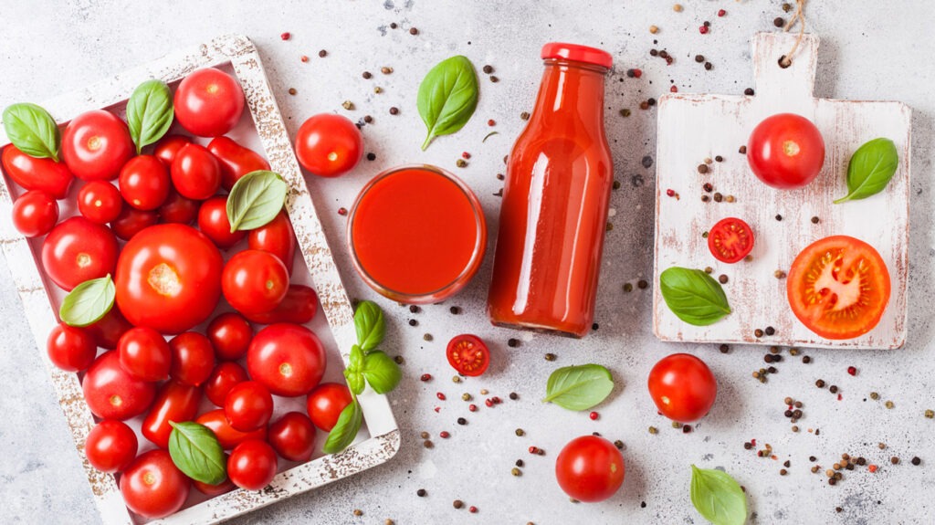 home made tomato juice