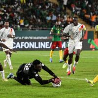 Toothless Cameroon were held to a draw by 10-man Guinea