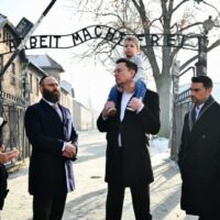 Elon Musk visits site of Auschwitz death camp