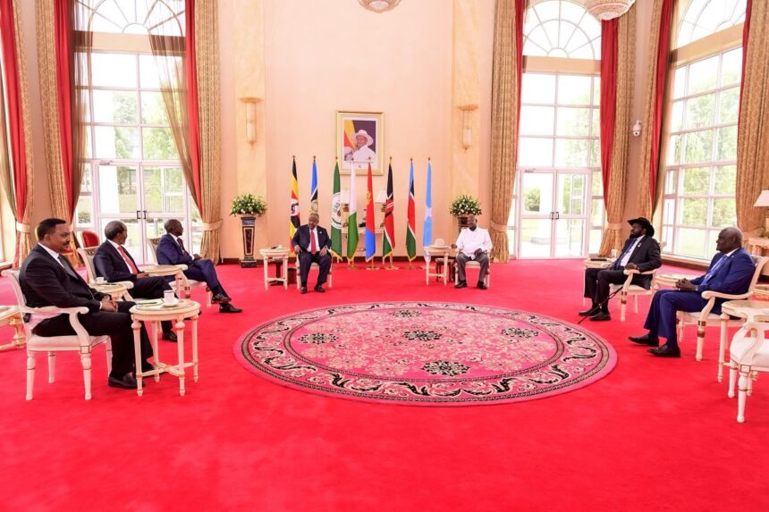 IGAD Heads of State at Uganda State House