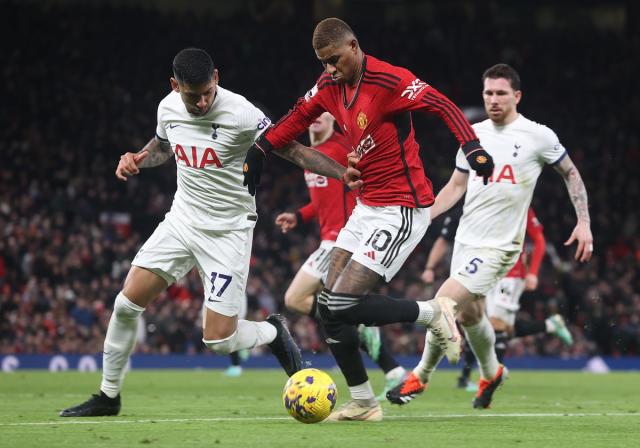 Tottenham came back from behind twice in a pulsating Premier League encounter to deny Manchester United victory