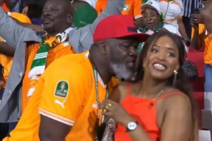 Ivorian Man Caught Asking For Lady’s Number In Viral AFCON Video Apologises