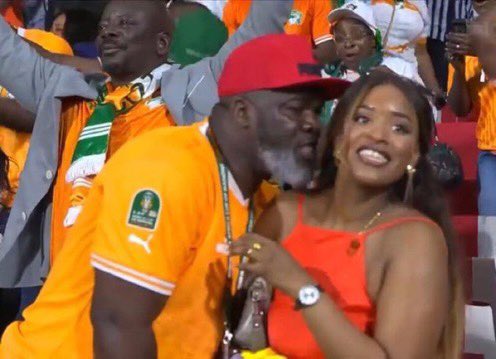 Ivorian Man Caught Asking For Lady’s Number In Viral AFCON Video Apologises