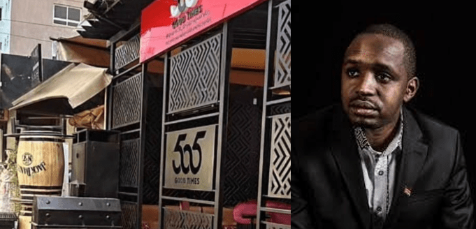 Boniface Mwangi closes his nightclub