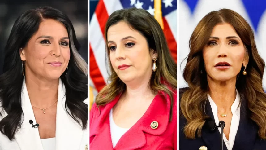 Tulsi Gabbard, Elise Stefanik, Kristi Noem