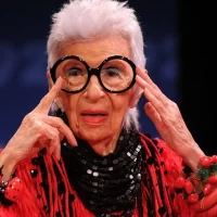 US Fashion designer Iris Apfel