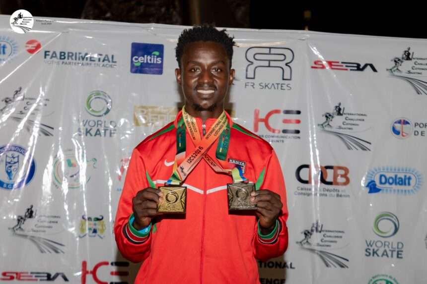 Skater Kevin Kiarie donations